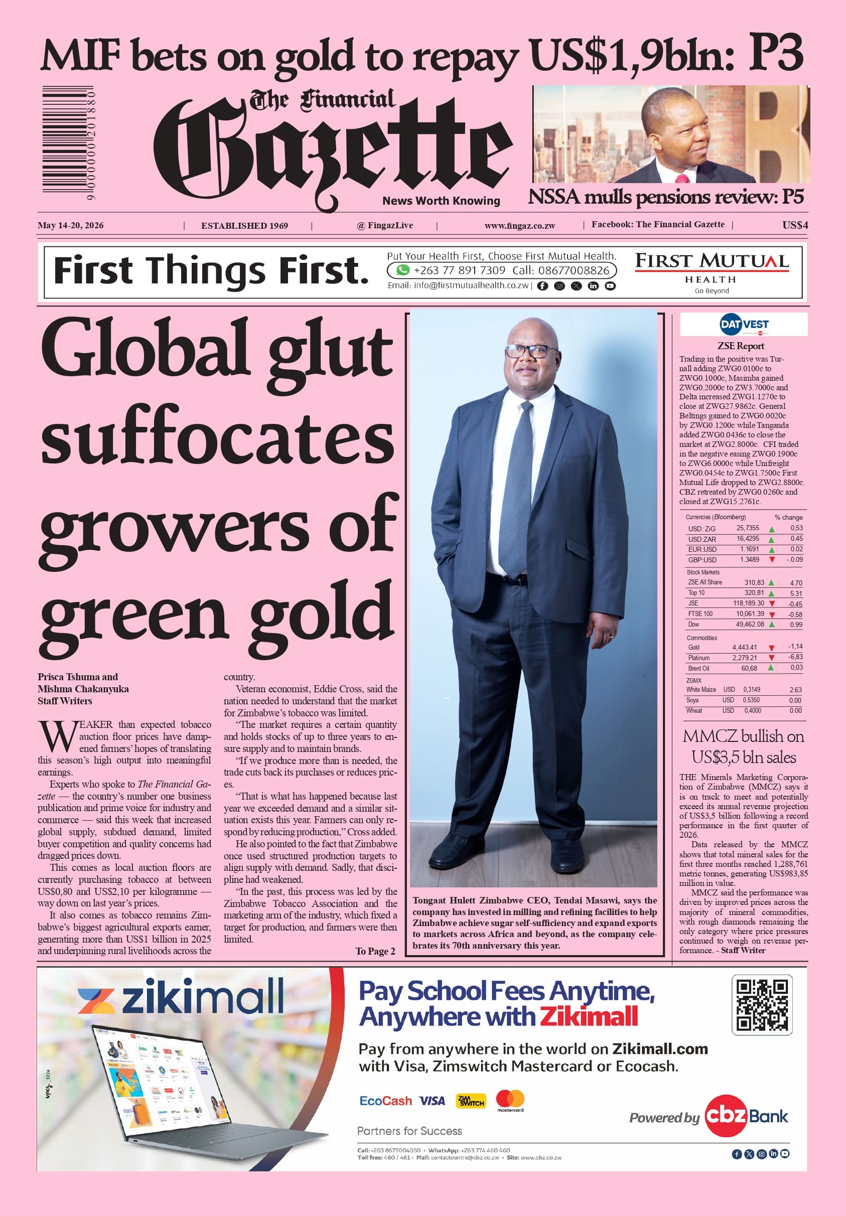 Thursday 14 May 2026